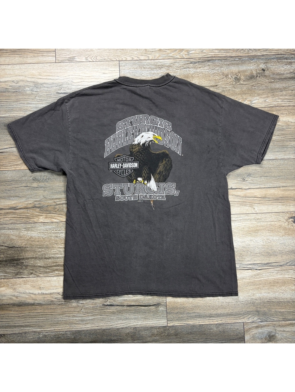 1997 Harley-Davidson Sturgis South Dakota Black Eagle Graphic T-Shirt XL